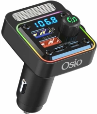FM TRANSMITTER ΑΝΑΠΤΗΡΑ 12V ΜΕ BLUETOOTH OFT-4260BT ΦΟΡΤΙΣΤΗ USB TYPE-A + USB TYPE-C OSIO