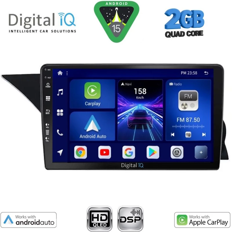 DIGITAL IQ BXC 3411_CPAA (NTG 4.0) (9inc) MULTIMEDIA TABLET for MERCEDES GLK (X204) mod. 2008-2012