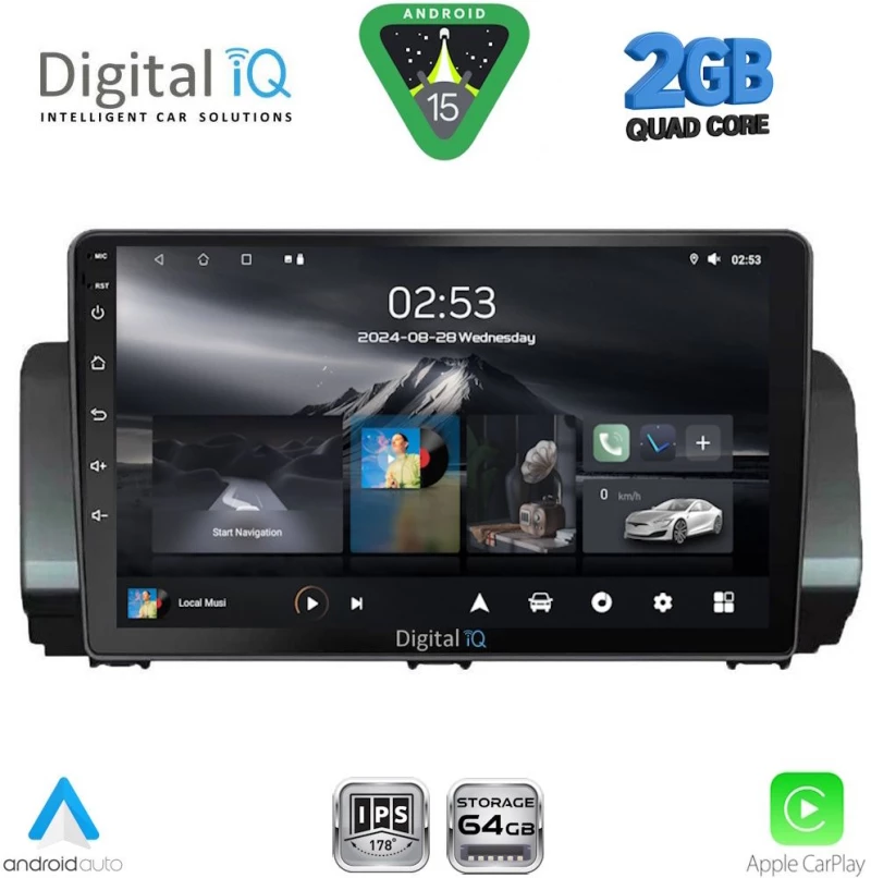 DIGITAL IQ RSD 1109_CPA (9inc) MULTIMEDIA TABLET for DACIA LOGAN - SANDERO - JOGGER mod. 2020-2026