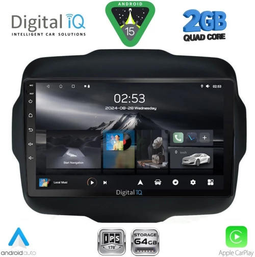 DIGITAL IQ RSD 1290_CPA (9inc) MULTIMEDIA TABLET for JEEP RENEGADE  mod. 2014-2025