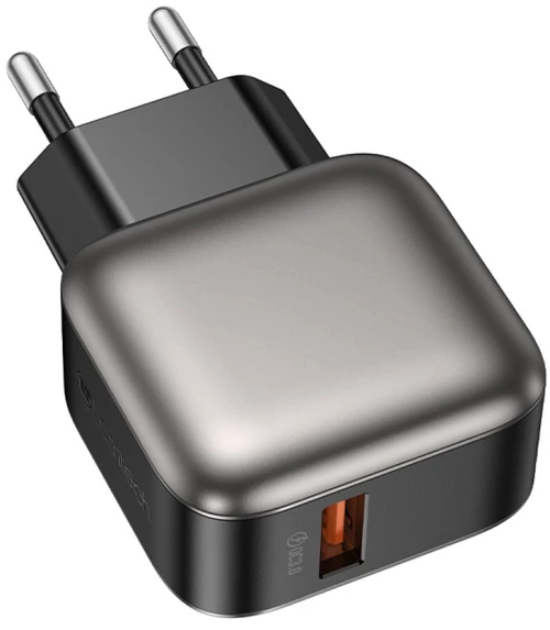 LAMTECH SINGLE USB PORTABLE QC3.0 CHARGER 18W GREY