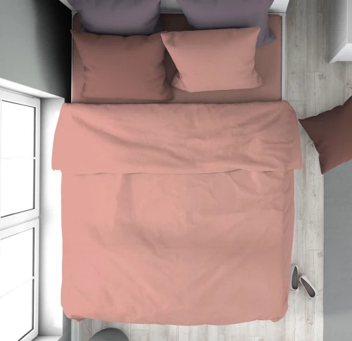 Πάπλωμα Μονό (160x240) Solid 503 Dusty Rose DimCol
