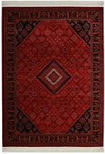 Χαλί μηχανής 100x160 Afgan 306A D.RED BLACK Royal Carpet