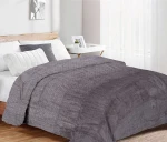 Κουβέρτα Μονή 160x220 Coral Fleece Jacquard Brick 06 Grey Dimcol