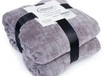Κουβέρτα Μονή 160x220 Coral Fleece Jacquard Brick 06 Grey Dimcol