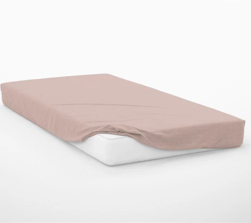 Σεντόνι Υπέρδιπλο (160x200+30) Με Λάστιχο Exotic Line Dusty Rose βαμβακερό DimCol