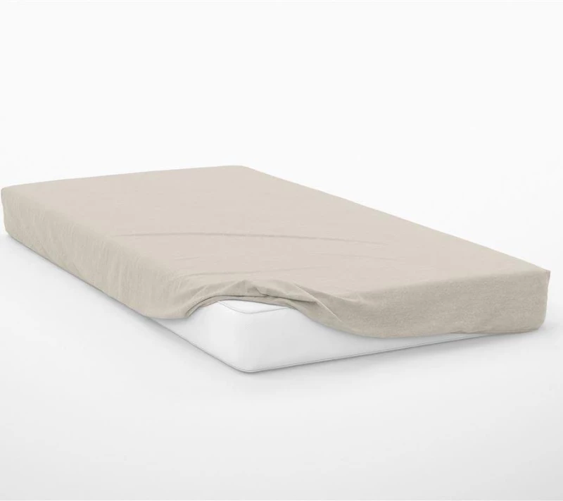 Σεντόνι King Size (180x200+30) Με Λάστιχο Exotic Line Beige βαμβακερό DimCol