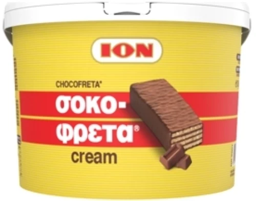 ΙΟΝ Κρέμα Ζαχαροπλαστικής Σοκοφρέτα 5Kg