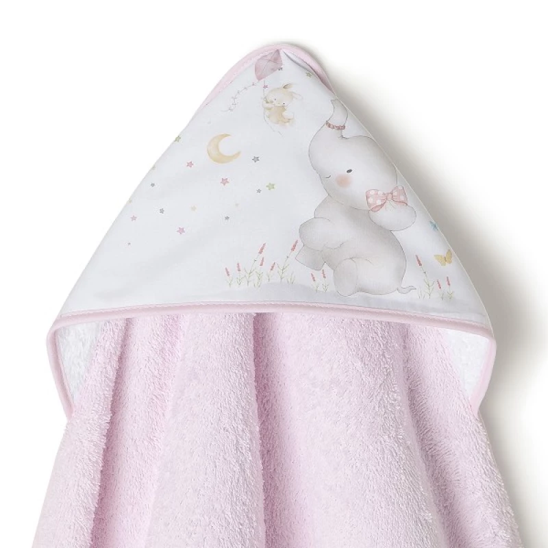 Interbaby Elefante Μπουρνούζι Κάπα Pink