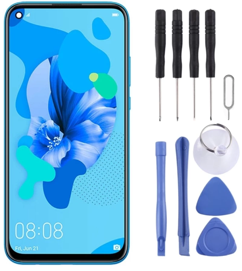 Αρχική LCD οθόνη για Huawei P20 Lite (2019) με ψηφιοποιητή, πλήρες σετ (Μαύρο)