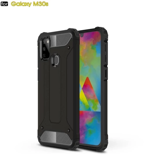 Θήκη για Galaxy M30s Magic Armor, Συνδυασμός TPU + PC (Μαύρο)