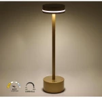 Adeleq Πορτατίφ LED Επαναφορτιζόμενο 2W CCT Ντιμαριζόμενο Χρυσαφί 5-029