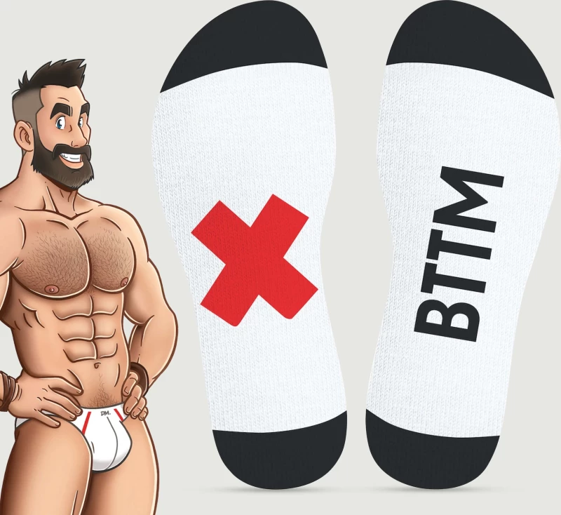Ανδρικές Κάλτσες BTTM Socks - Λευκές