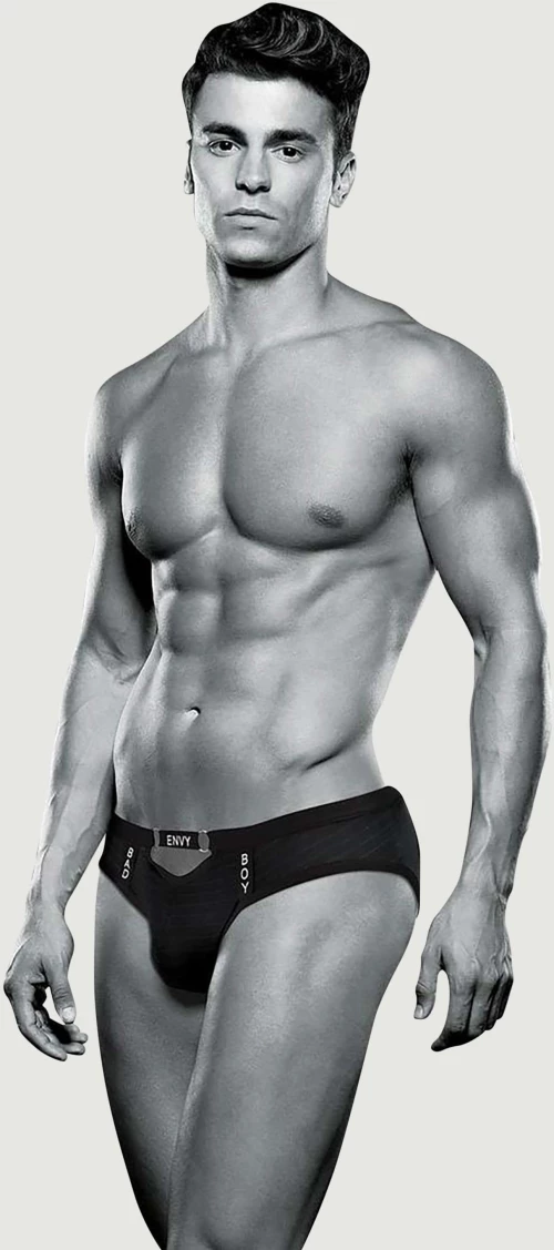 Μποξεράκι Bad Boy Brief - Μαύρο