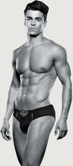 Μποξεράκι Bad Boy Brief - Μαύρο