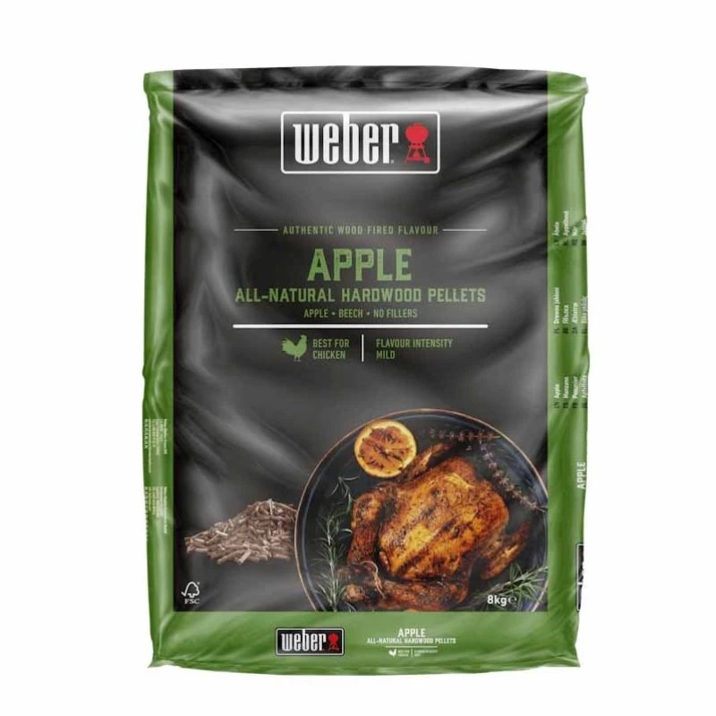 Weber® SmokeFire Pellets Ξύλου FSC - Apple - Συσκευασία 8kg