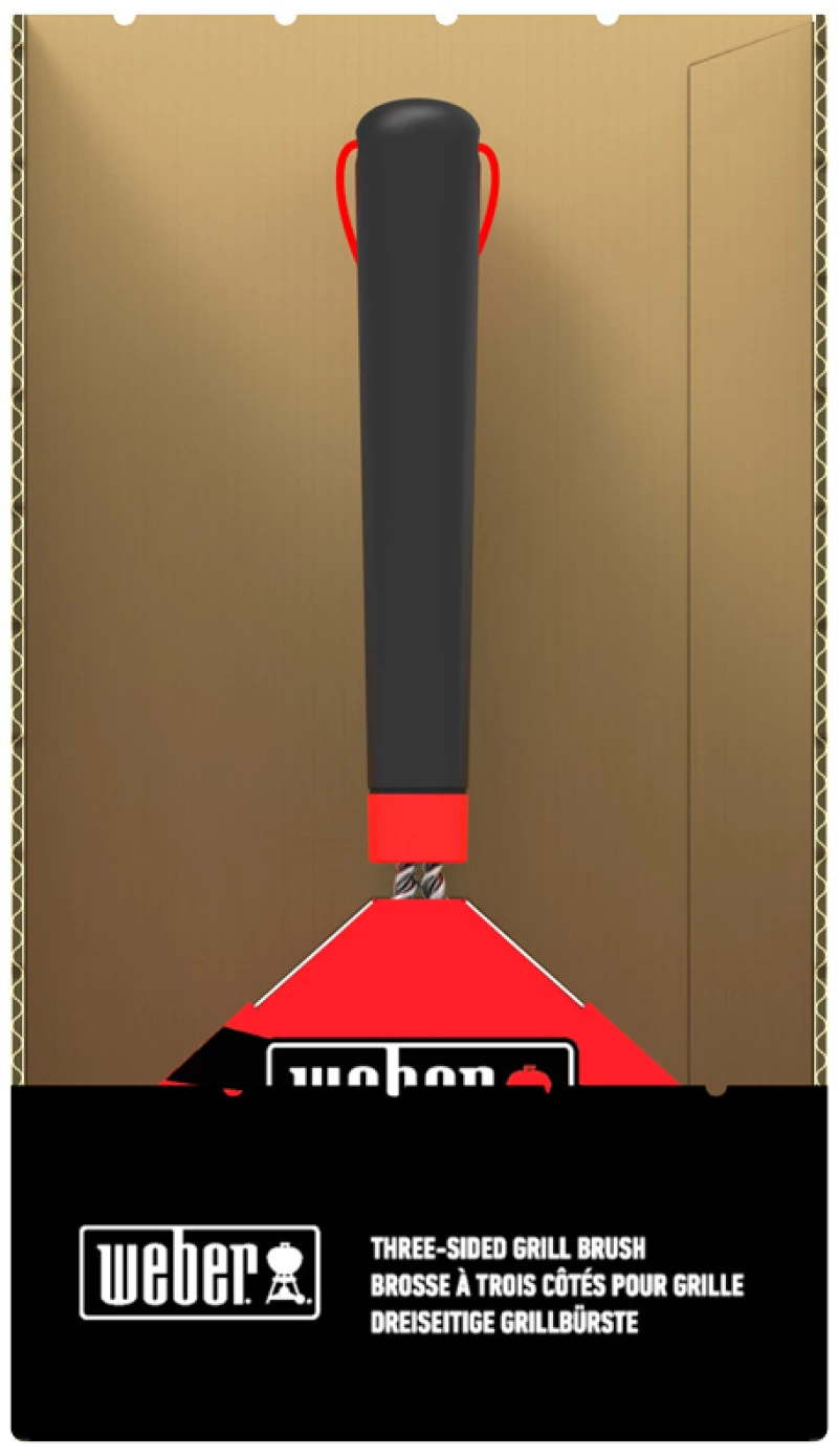 Weber® Στρογγυλή Βούρτσα Ψησταριάς, 30cm