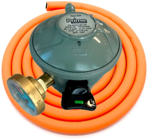 Ρυθμιστής και Λάστιxο Coral Prime Propane Regulator 1.5 Kg/h