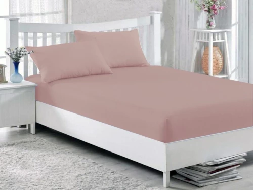 Κατωσέντονο με Λάστιχο Ανοιχτό Σάπιο Μήλο 100% Βαμβακερό Γαρύφαλλο 100-180x200+30cm - 120x200+30