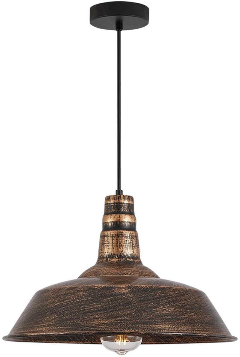 Φωτιστικό Κρεμαστό Braytron BV05-00023 Καφέ Αντικέ (Bronze Colored Matt)