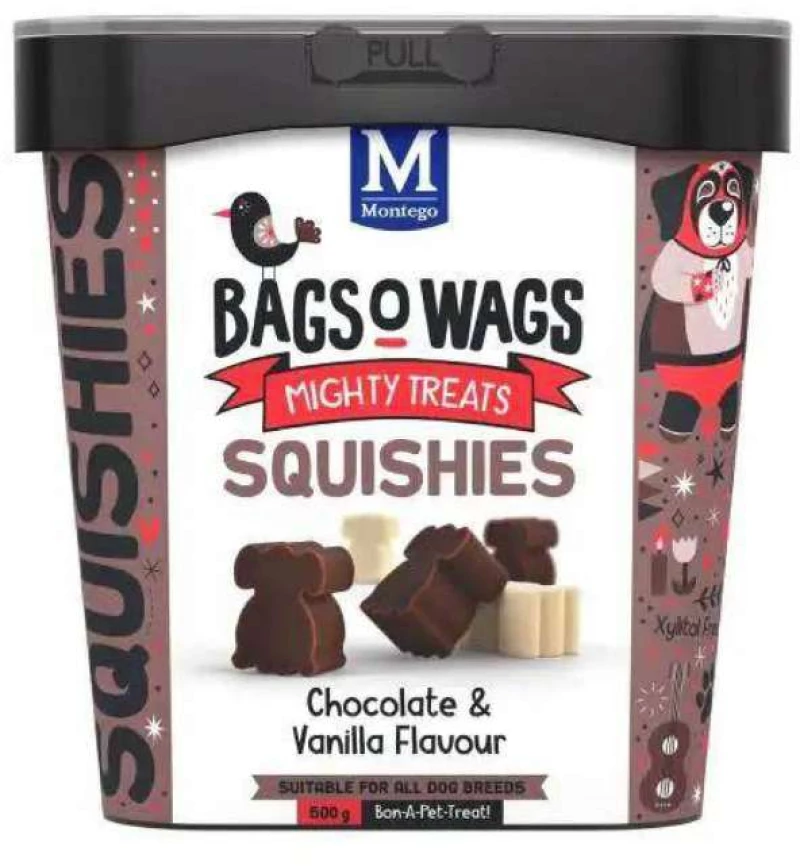 Montego Bags O' Wags Λιχουδιά Σκύλου Squishies Chocolate & Vanilla 500gr