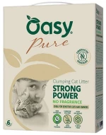 Oasy Συγκολλητική Άμμος Γάτας Strong Power Χωρίς Άρωμα 6lt
