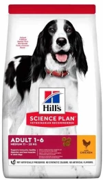 Hill's Science Plan Adult Dog Medium με Κοτόπουλο 14kg -25%