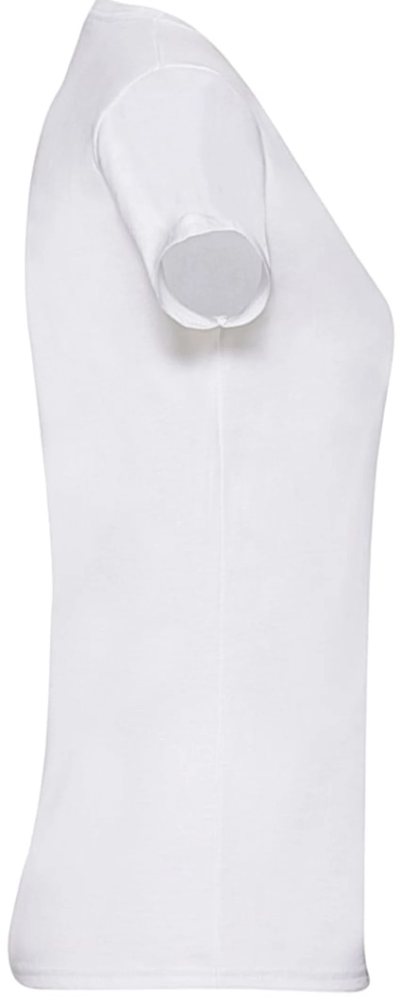Γυναικείο T-shirt v-neck Λευκό Fruit of the Loom