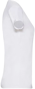 Γυναικείο T-shirt v-neck Λευκό Fruit of the Loom