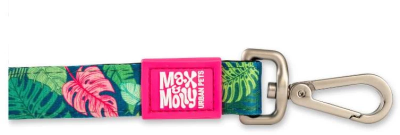 Max And Molly Λουρί Σκύλου Short Leash - Tropical Medium 2.0cm x 120cm