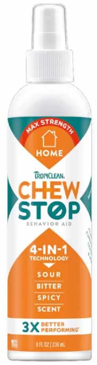 TropiClean Chew Stop Spay Home Max Strength 236ml