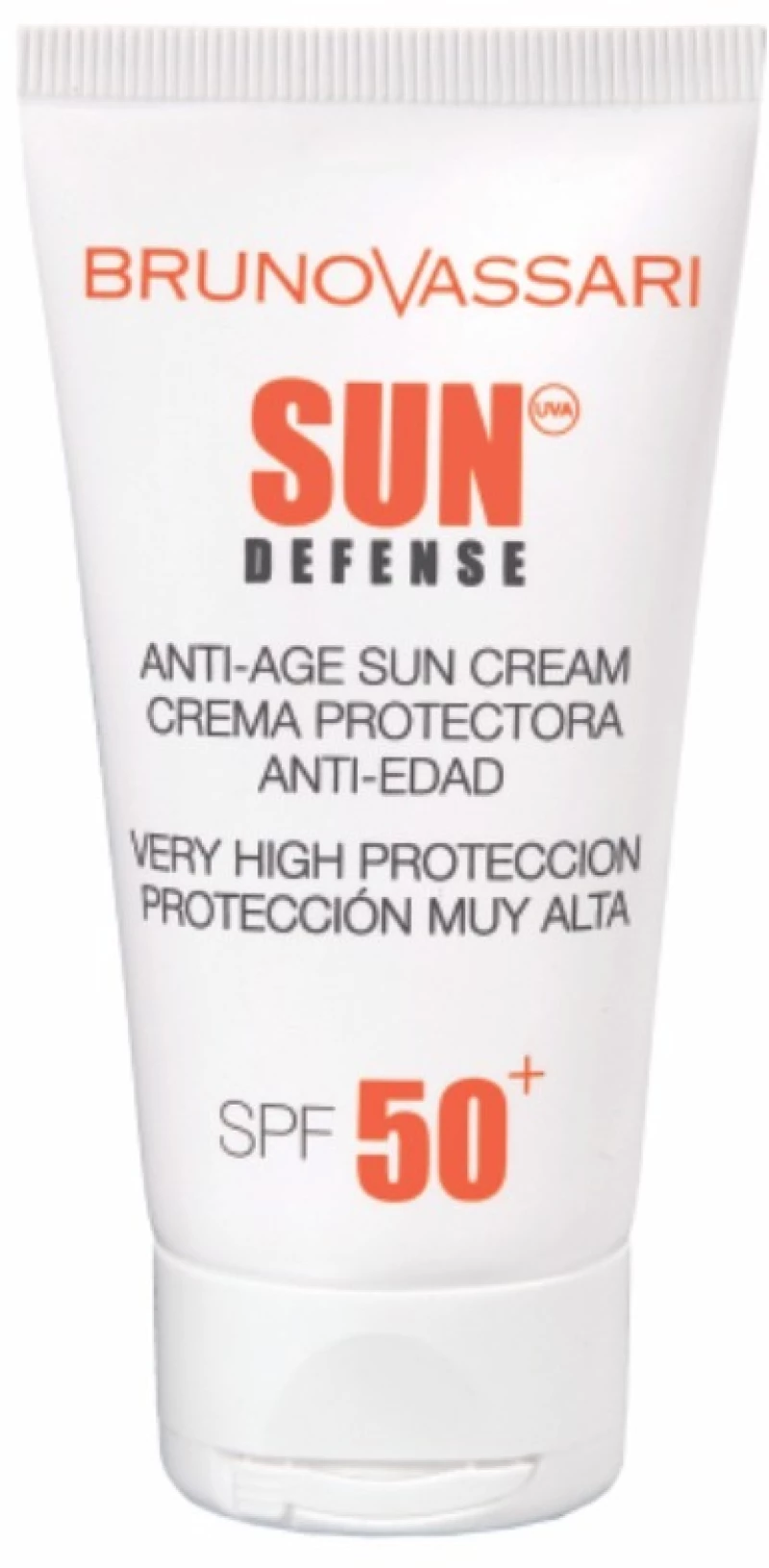 Bruno Vassari, Sun Defense, Vitamin E, UV Protection, Sunscreen Cream, For Face, SPF 50+, 50 ml