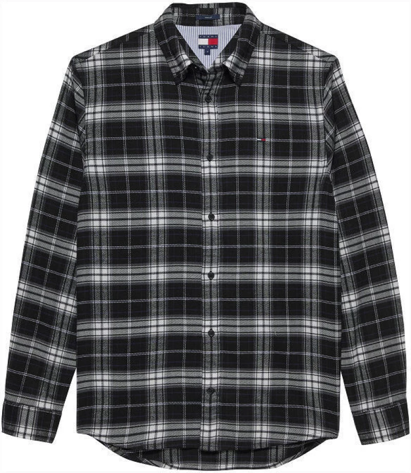 Tommy Jean Καρό Flannel Πουκάμισο Σε Κανονική Γραμμή dm0dm22024-bds