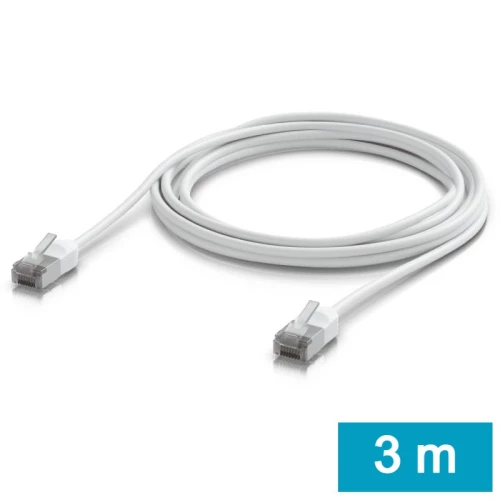 Ubiquiti UACC-Cable-Patch-Outdoor-C6A-3M-W outdoor Cat6a patch cable, 3m Λευκό