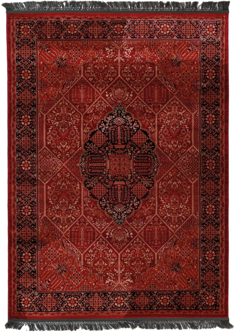 Κλασικό χαλί Afgan 316A D.RED BLACK Royal Carpet - 200 x 290 cm