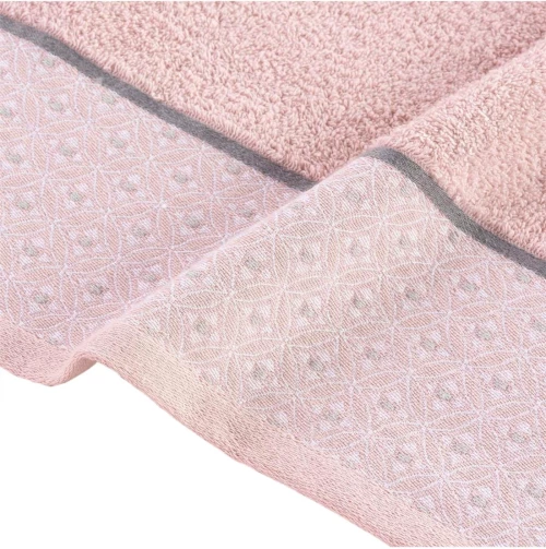 Πετσέτα  jacquard Belina  ροζ 90x150cm