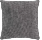 Μαξιλάρι embossed velvet ανθρακί 45x45cm