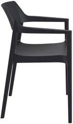 TULUM BLACK ΠΟΛΥΘΡΟΝΑ ΠΟΛ/ΝΙΟΥ 55X52X79εκ.