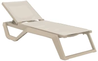 RIO PRO ΞΑΠΛΩΣΤΡΑ TAUPE/TAUPE ΠΟΛ/ΝΙΟΥ 190X70X33εκ.