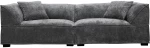 LIBERTA RULER ΚΑΝΑΠΕΣ 3ΘΕΣΙΟΣ ΓΚΡΙ 243x101x69cm