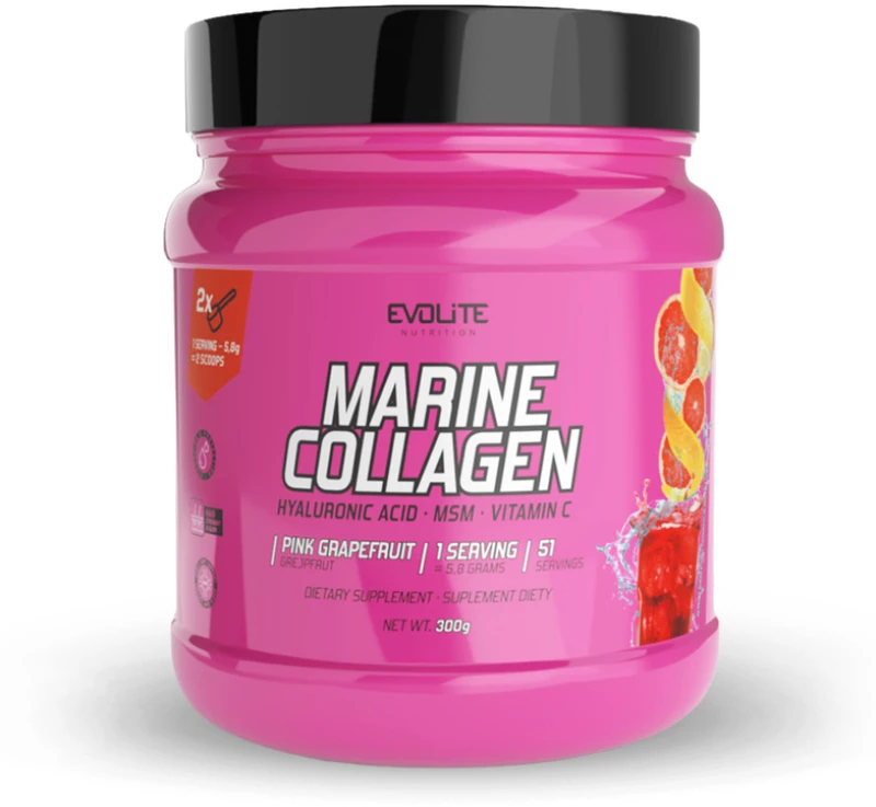 Marine Collagen Peptides 300g - Evolite - Pink Grapefruit