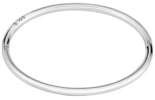 Γυναικείο Βραχιόλι Χειροπέδα BOSS από ανοξείδωτο ατσάλι  σε ασημί χρώμα 1580685