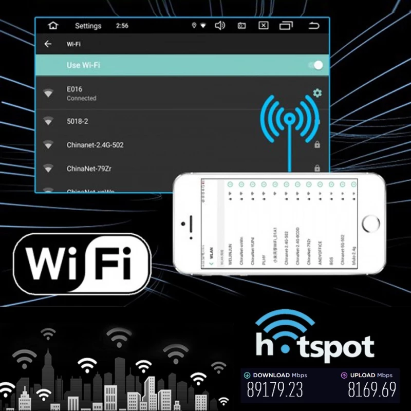 Ηχοσύστημα Αυτοκινήτου 2DIN (Bluetooth/USB/WiFi/GPS) με Οθόνη Αφής 10.1" 52595412