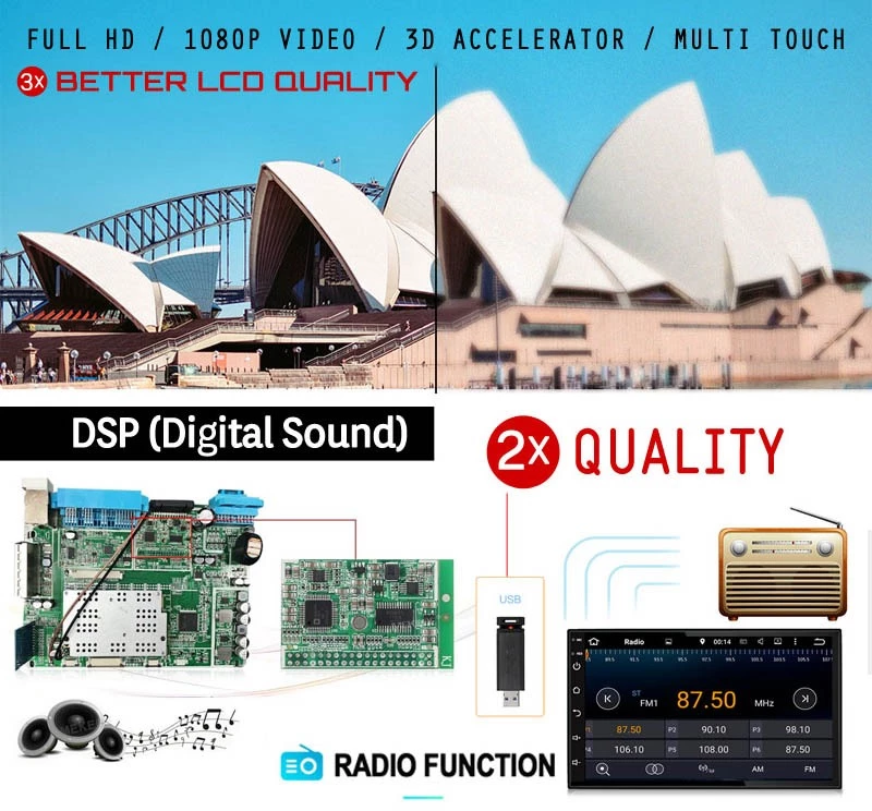 Ηχοσύστημα Αυτοκινήτου 2DIN (Bluetooth/USB/WiFi/GPS) με Οθόνη Αφής 10.1" 52595412