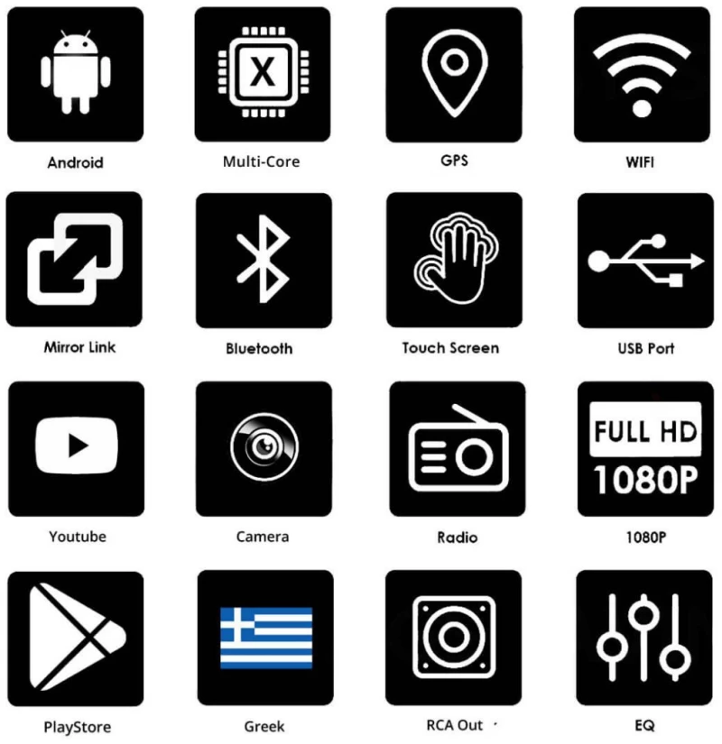 Ηχοσύστημα Αυτοκινήτου 2DIN (Bluetooth/USB/WiFi/GPS) με Οθόνη Αφής 10.1" 52595412