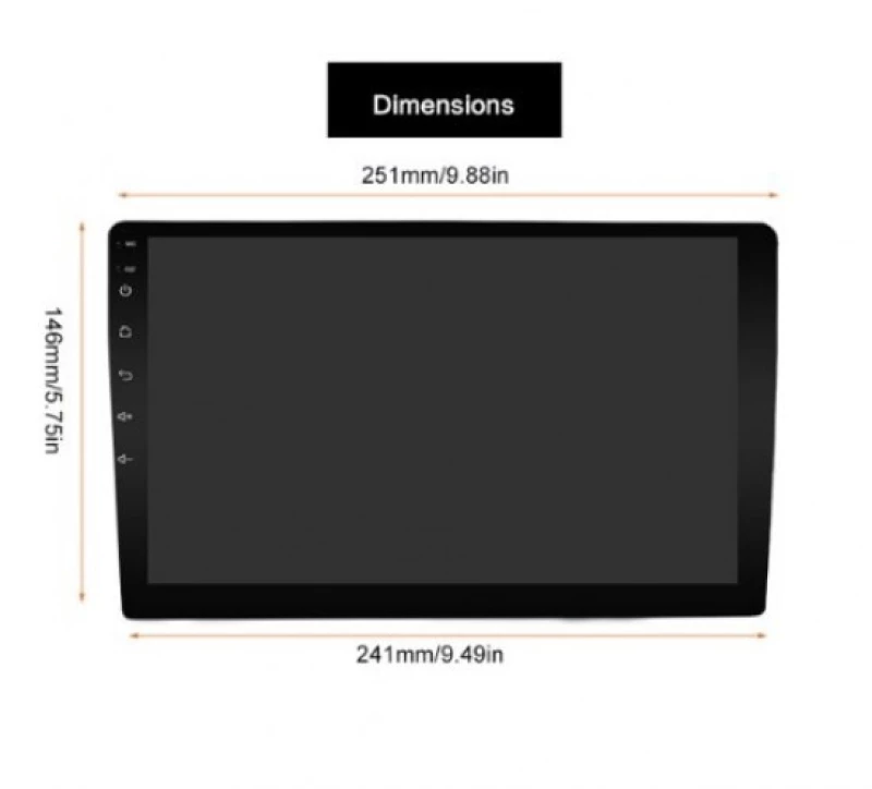 Ηχοσύστημα Αυτοκινήτου 2DIN (Bluetooth/USB/WiFi/GPS) με Οθόνη Αφής 10.1" 52595412