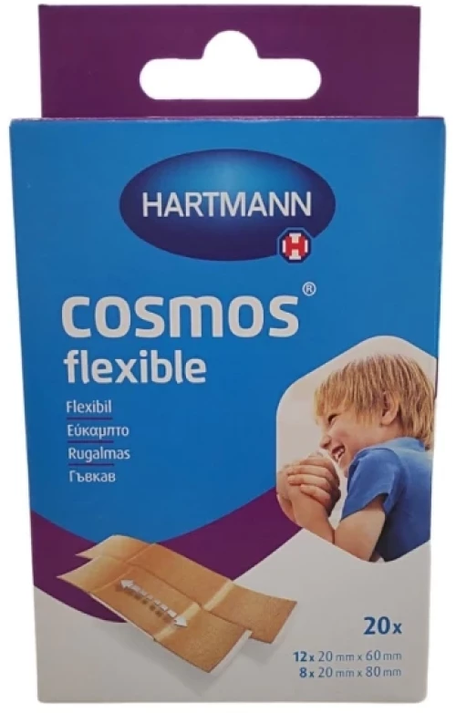 Hartmann Αυτοκόλλητα Επιθέματα Cosmos Flexible 20τμχ 12x20x60cm + 8x20x80cm