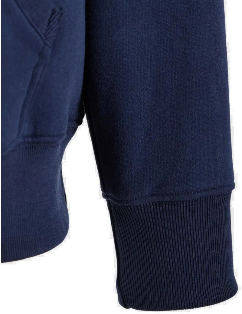 FUNKY BUDDHA Ανδρικό μπλέ μακρυμάνικο φούτερ FBM012-014-06 NAVY