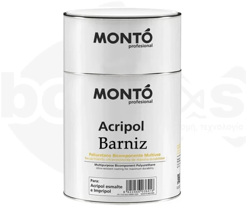Acripol Barniz Βερνίκι Πολυουρεθάνης 2 συστατικών MONTO 750ml Γυαλιστερό