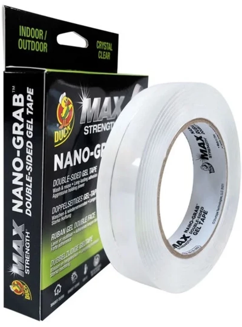 Διάφανη ισχυρή ταινία διπλής όψης Duck Max Nano-Grab 0747310